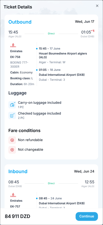 Corporate Booking